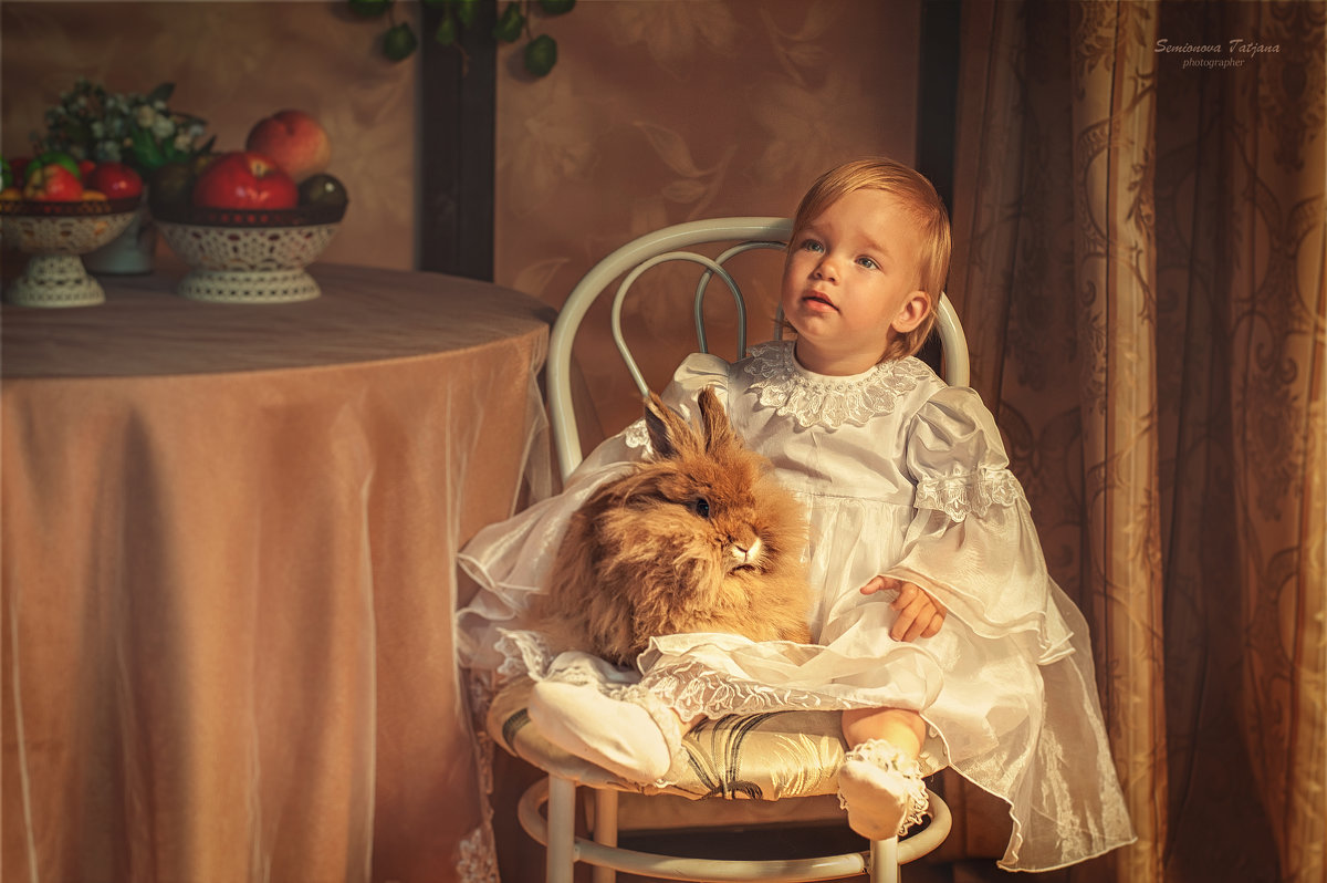 Дашенька и ее милый пушистый друг кролик - Татьяна Семёнова