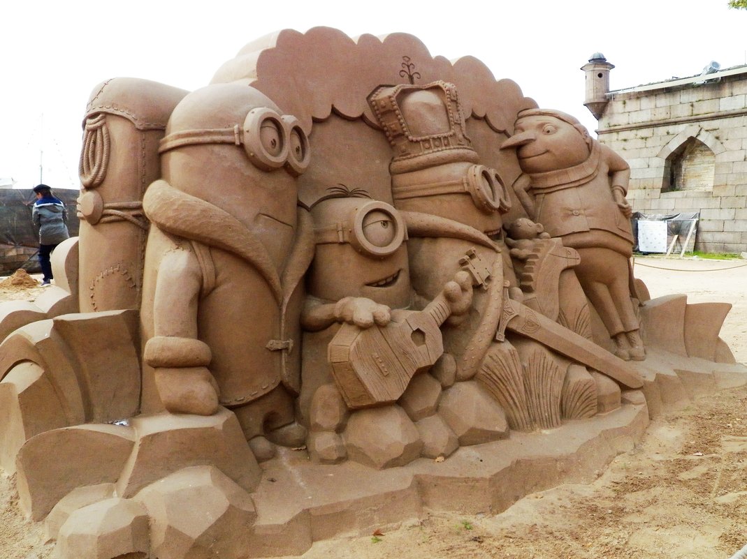 Выставка песчаных скульптур в Петропавловской крепости С-Петербурга - Виктор Елисеев