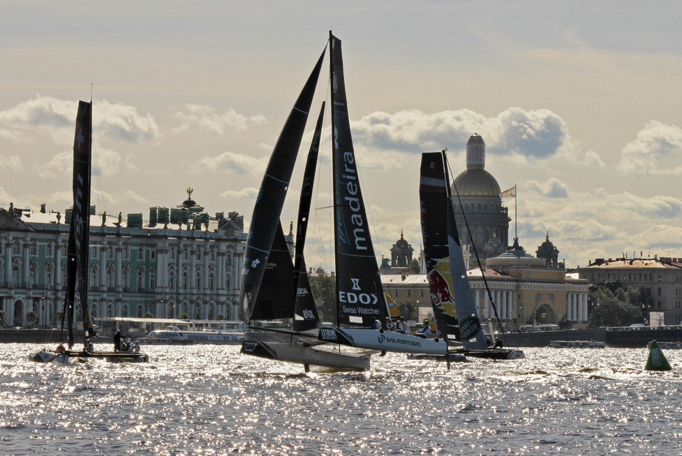 Парусные гонки Extreme sailing series - Вера Моисеева