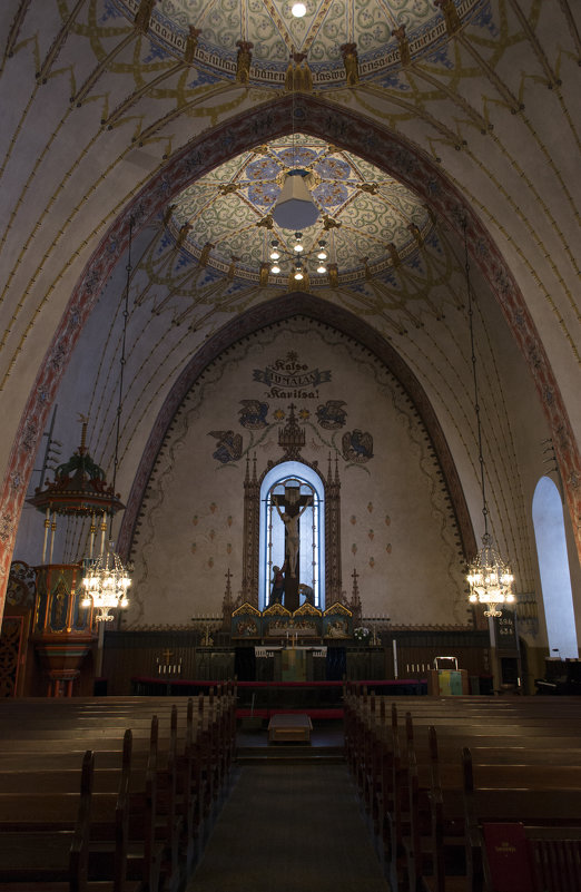 Интерьер церкви в местечке Ламми в южной Финляндии - Андрей Ногтев