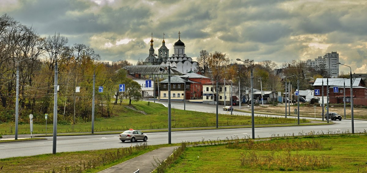 Вид на Свято-Успенский женский монастырь - АЛЕКСАНДР СУВОРОВ