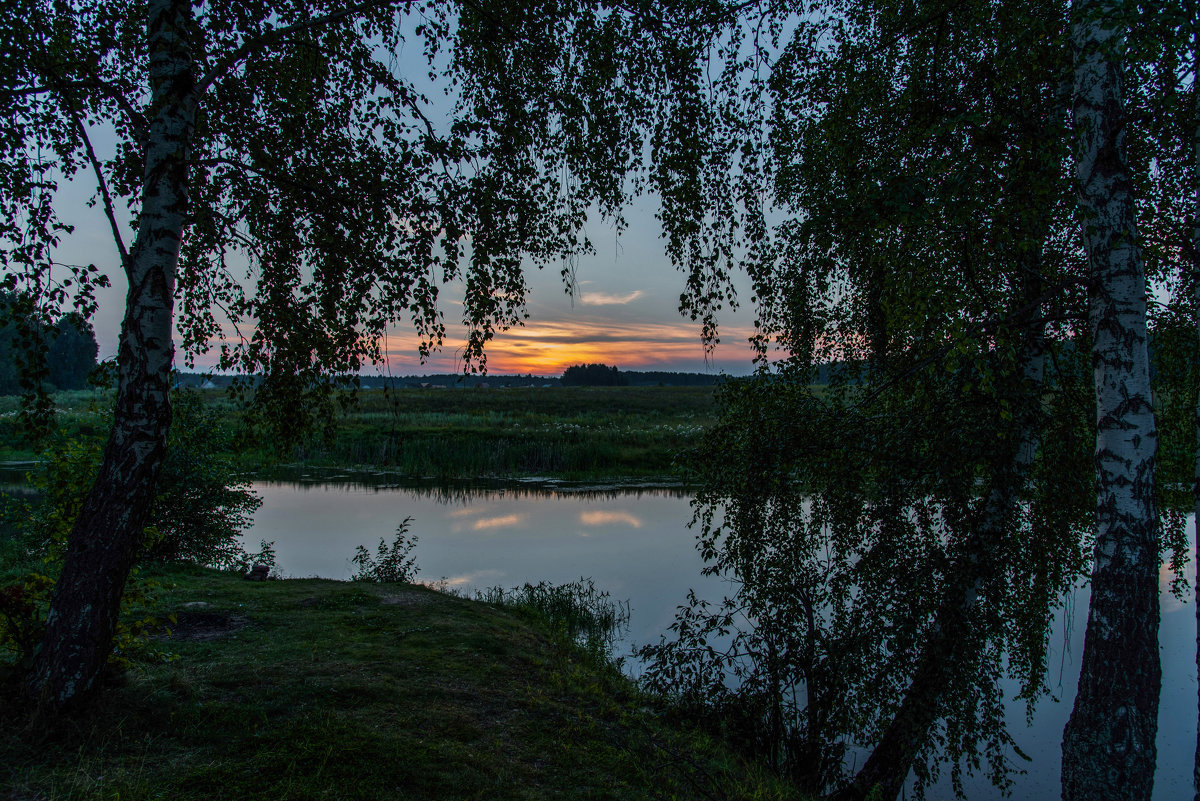 Тихий вечер на озере - Владимир Безбородов