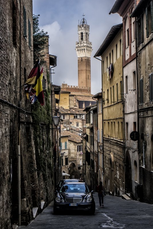 narrow streets of Siena - Dmitry Ozersky