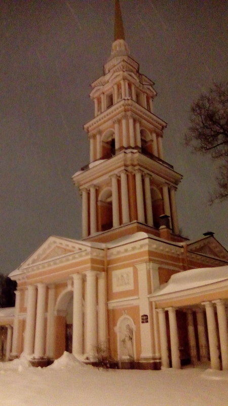 Колокольня Крестовоздвиженского собора в Санкт-Петербурге, в ноябре месяце. - Светлана Калмыкова