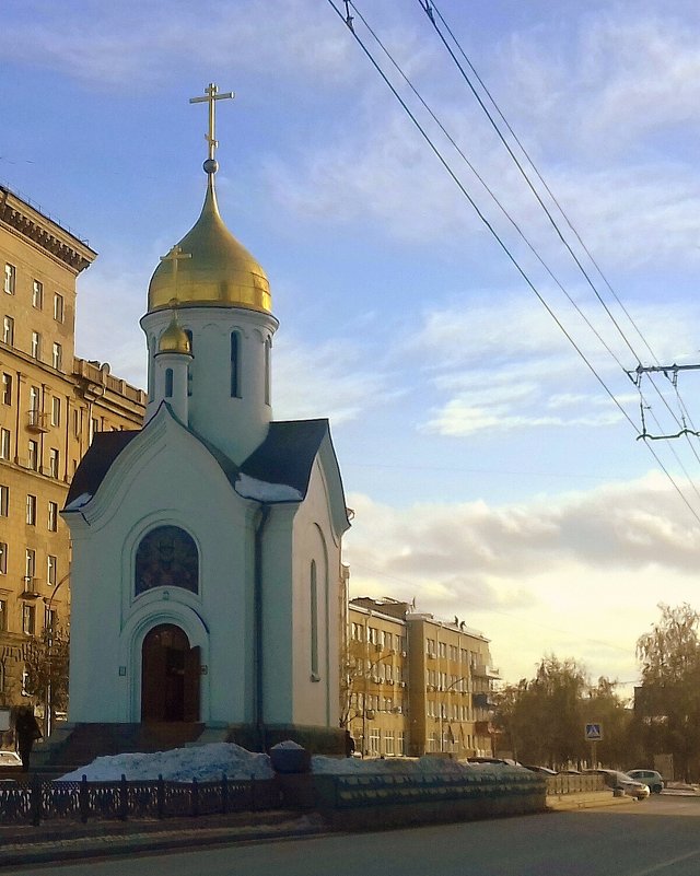 Часовенка в Новосибирске. - Мила Бовкун