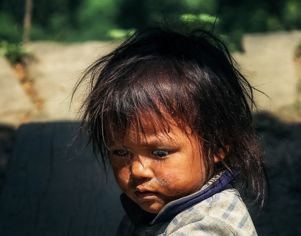 Просто непальская девочка,где-то в Гималаях! - Александр Вивчарик