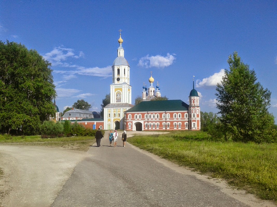 Санаксарский монастырь в Мордовии на карте