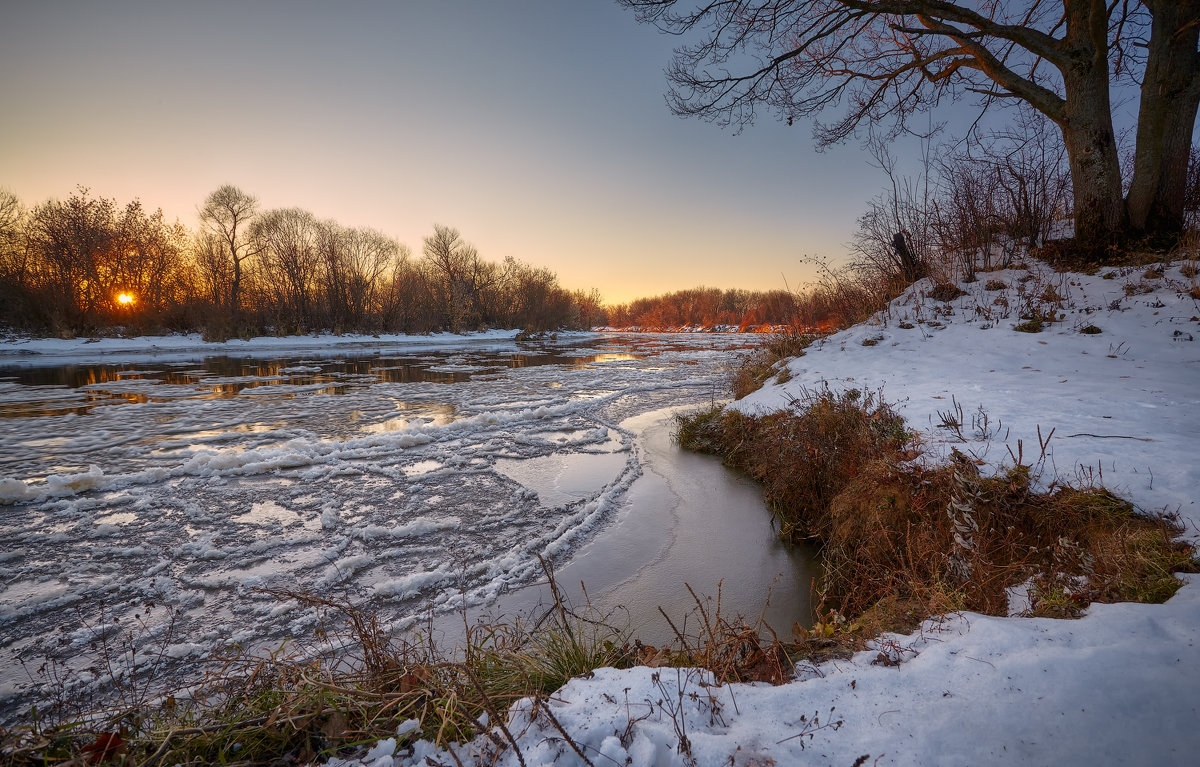 Река Хопер Балашов зима