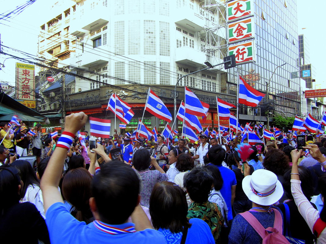 Демонстрация в Бангкоке 2014 год. - Ivan G