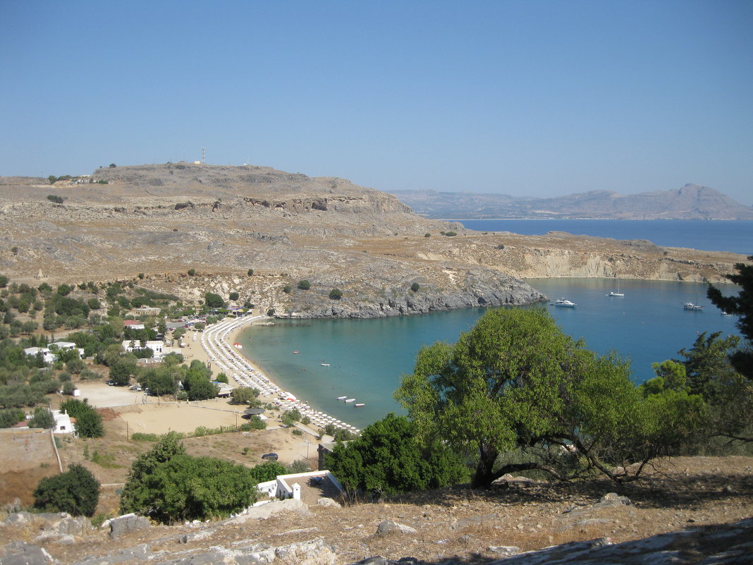 Греция. Линдос. Бухта Святого Павла. - Лариса (Phinikia) Двойникова