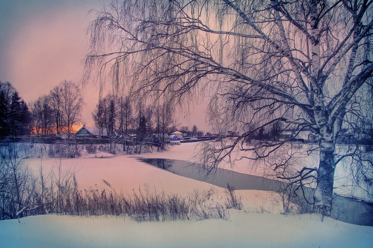 Зимний вечер в России. - ALISA LISA