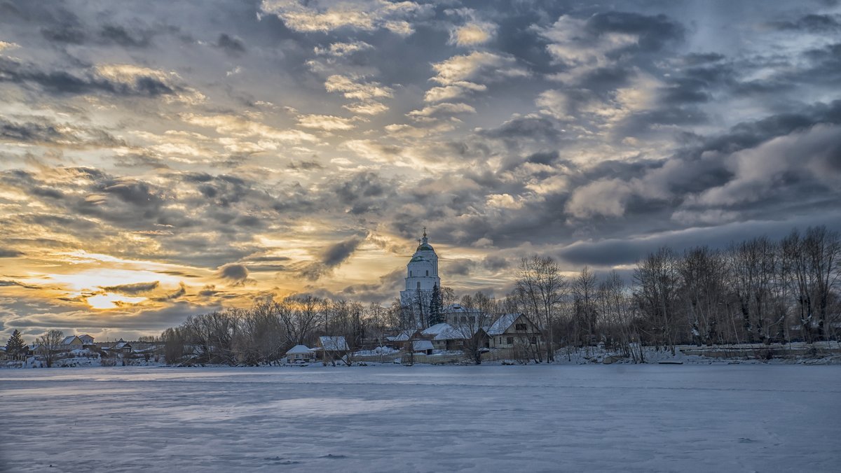 Winter evening - Dmitry Ozersky