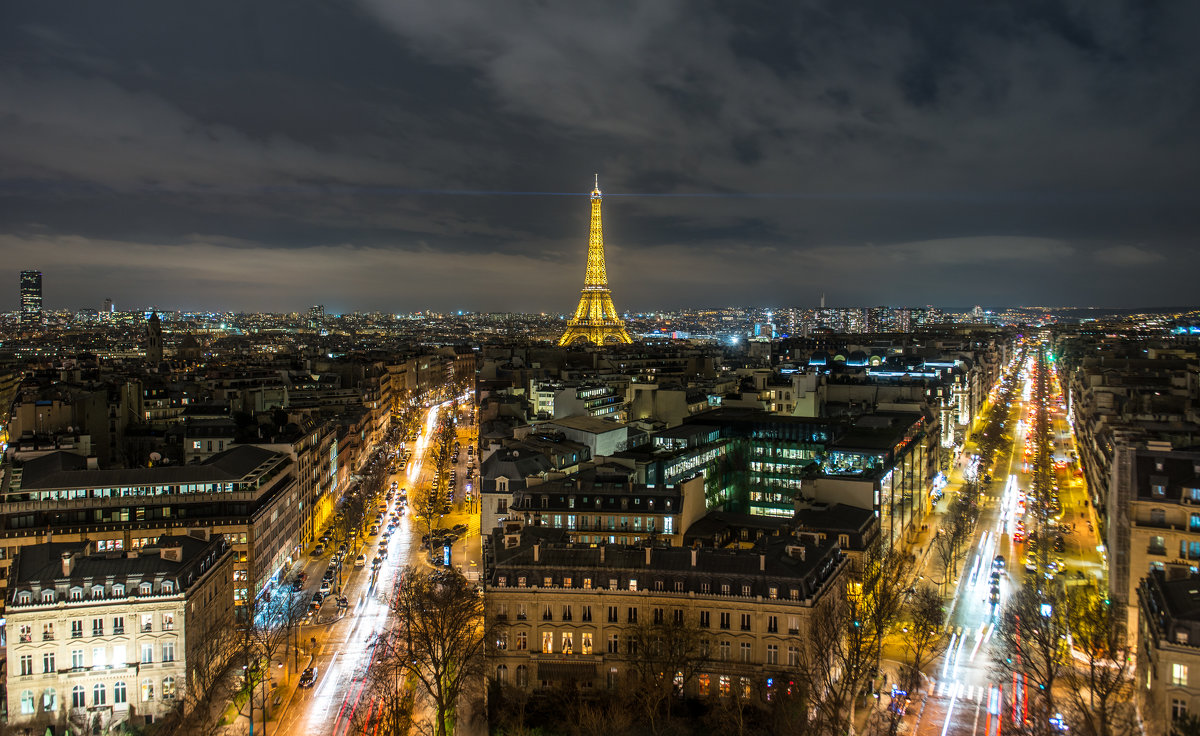 Париж,вид с Триумфальной арки - Наталия Л.