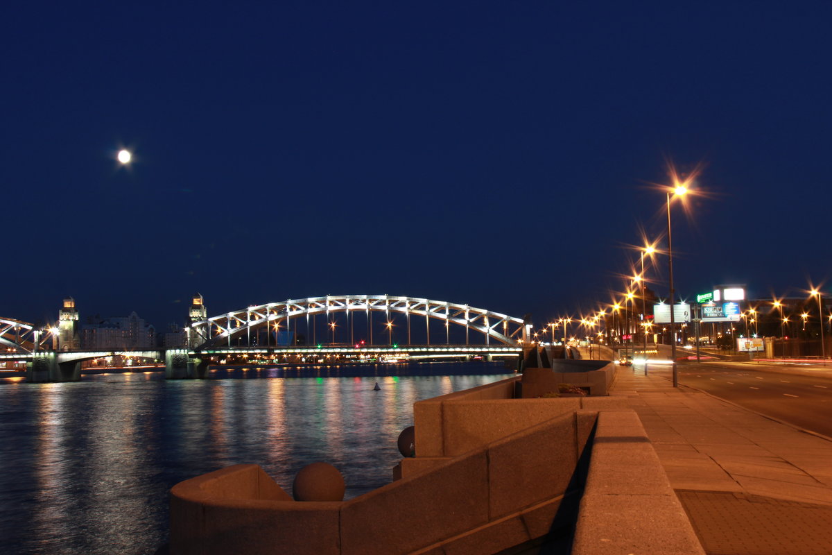 Петра Великого (Большеохтинский) мост. С-Пб. - Oleg 