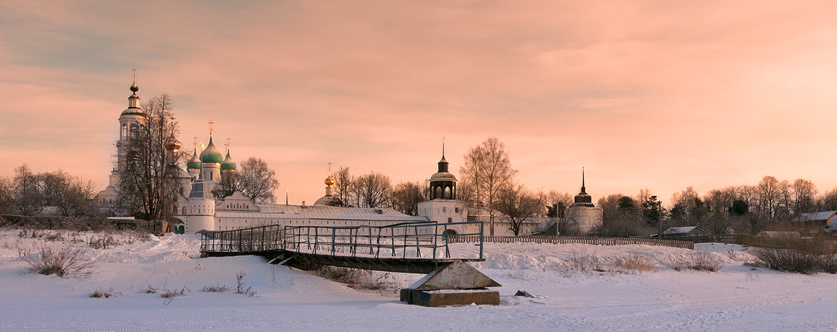 Толгский монастырь, морозный рассвет - Николай Белавин