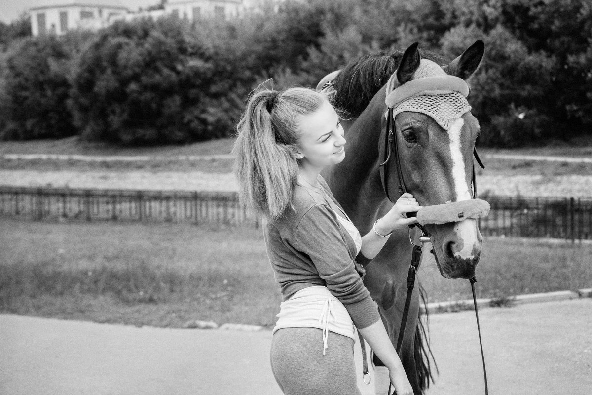 Девушка с лошадью - Алексей Яшин