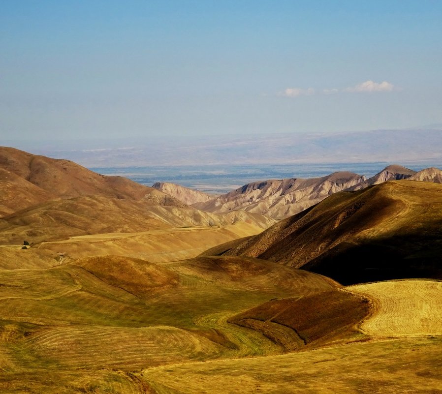 Долина в отрогах Киргизского хребта, начало осени - GalLinna Ерошенко