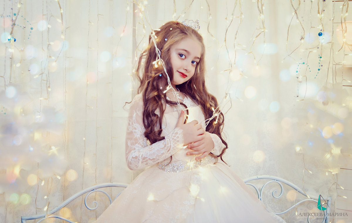 Новогодняя фотосессия девочки - марина алексеева