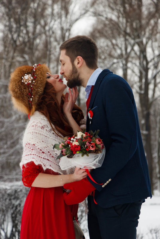 Зимний свадебный портрет - Алексей Корнеев