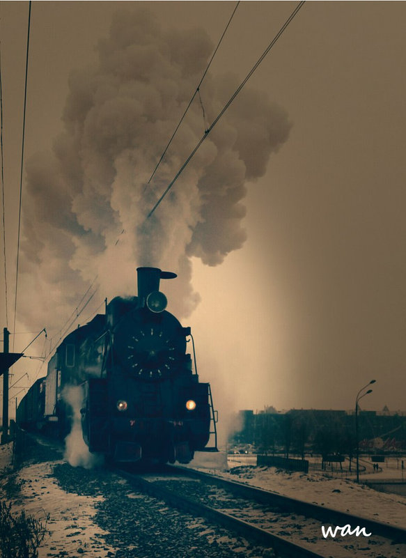 steam locomotive - Rijiy Svo