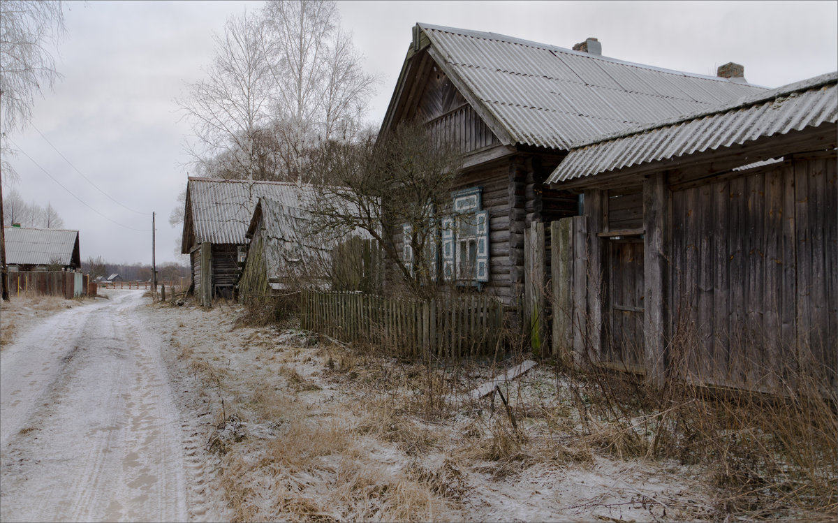 Зимой в деревне - Лариса Березуцкая