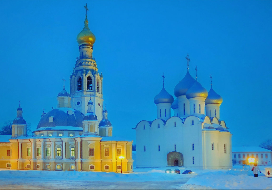 Зимний вечер на Соборной горке - Валерий Талашов