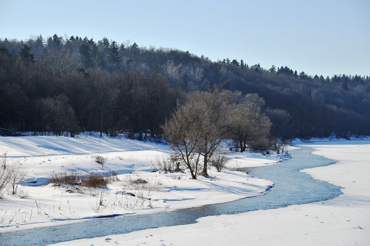 река Руза зимой - Андрей Куприянов