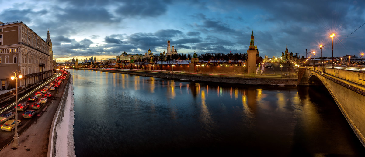 Вид на Кремль с Большого Москворецкого моста (1) - Борис Гольдберг