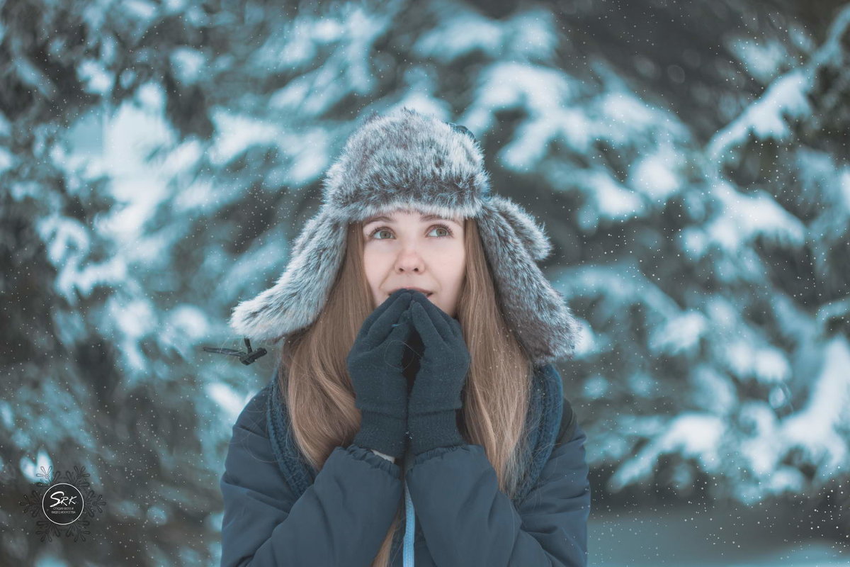 Девушка зимой. Фотограф Руслан Кокорев. - Руслан Кокорев