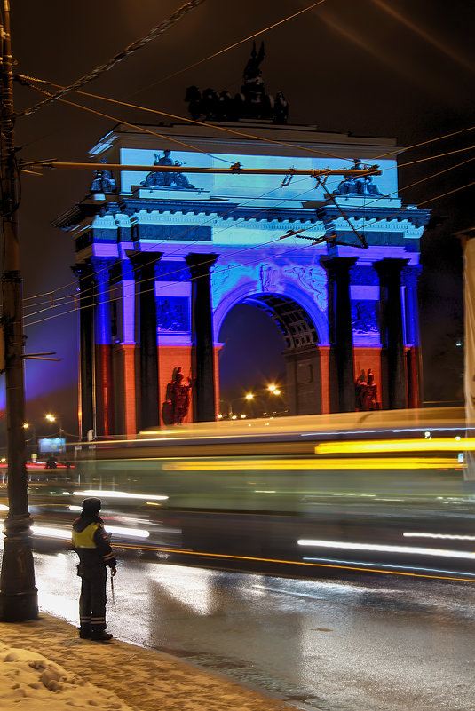 Триумфальная арка 23 февраля 2017 Парк победы - Виктория Трунова