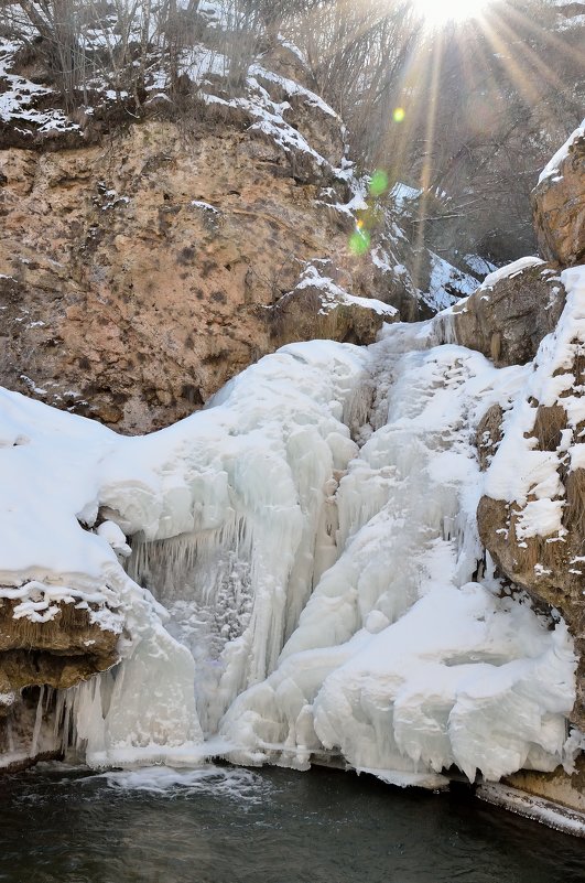 Зима на Медовых водопадах - Мария Климова