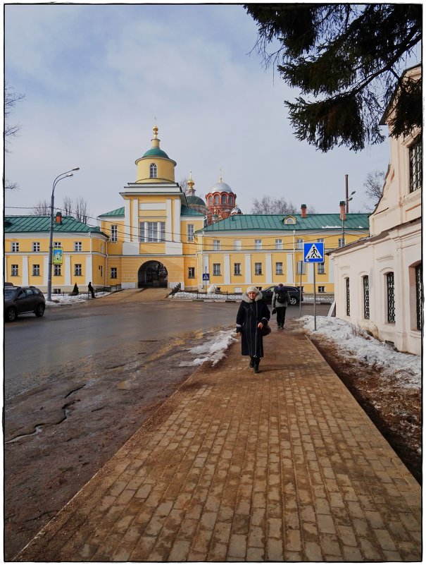 Покровский Хотьковский женский монастырь вид с реки - Natalia Mihailova