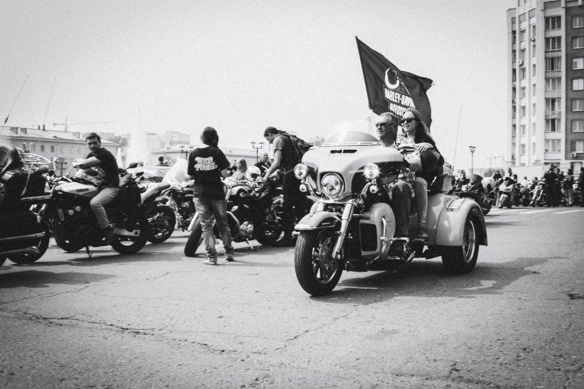 Мотоциклисты собрались на "Обскую волну" - Павел Груздев
