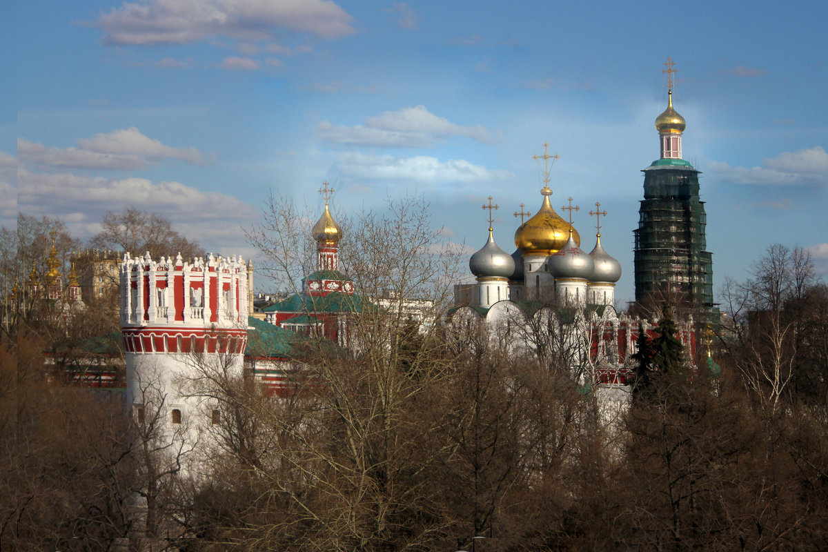 Вид на Новодевичий монастырь с МЦК - lady-viola2014 -