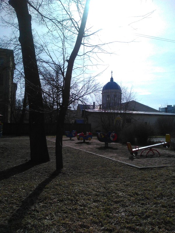 Городской пейзаж с архитектурой. (Санкт-Петербург). - Светлана Калмыкова