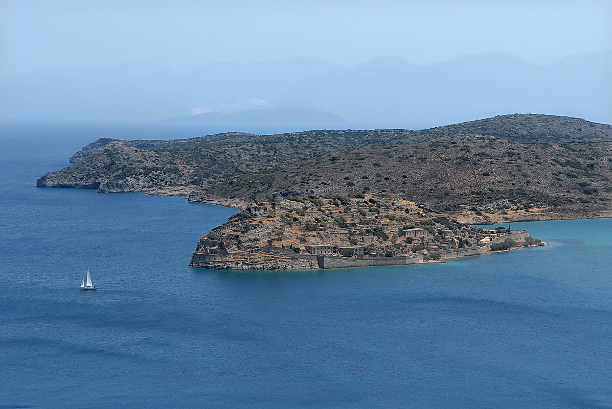 Крит и Спиналонга на синем шёлке Эгейского моря... - Надя Кушнир