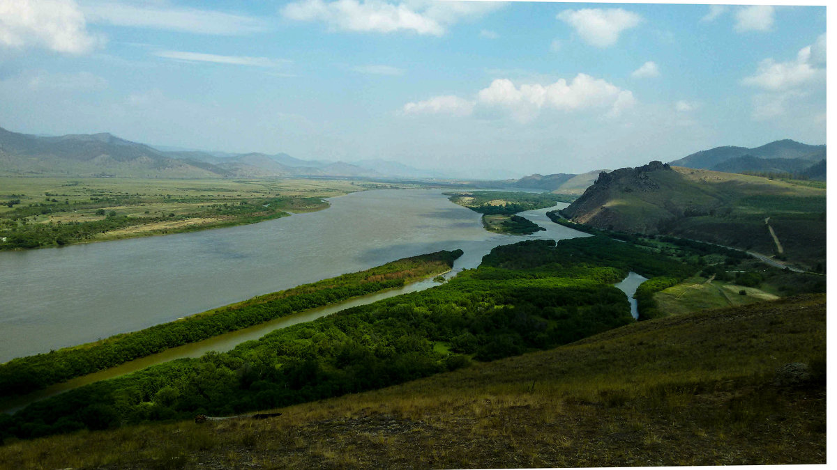 Панорамный вид на реку Селенга (Бурятия) - Светлана 