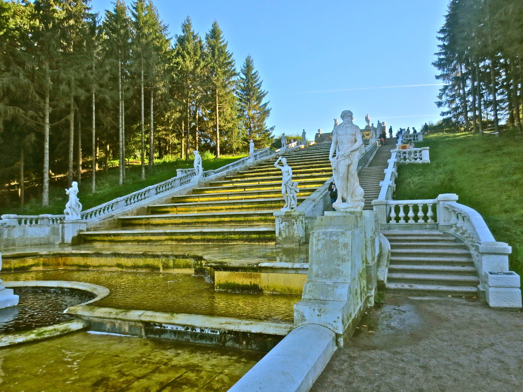 фонтан Золотой каскад в Петродворце - Елена 