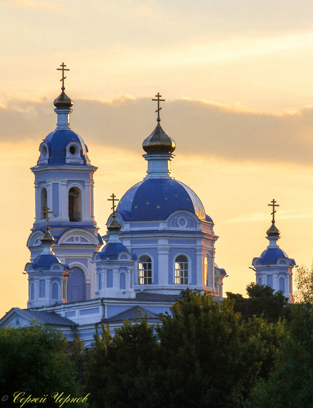 Знаменский собор Курск зимой