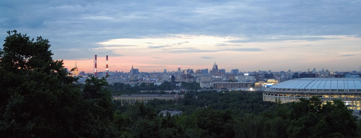 Закат над  Москвой. - Larisa Ereshchenko