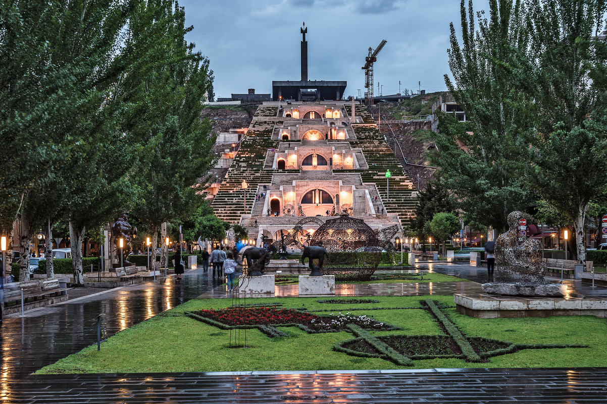 Армения. Ереван. Вид на Каскад - Борис Гольдберг