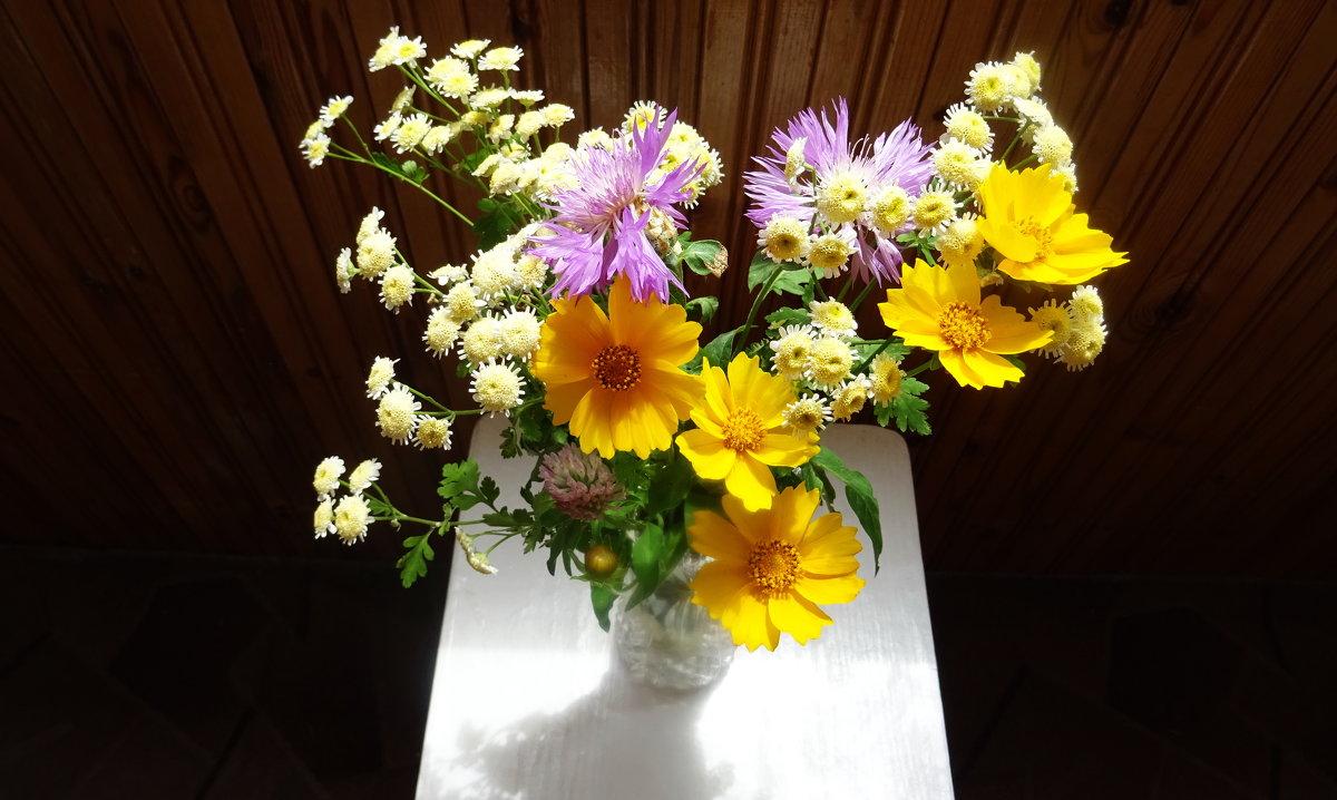Летний букет полевых цветов - татьяна 