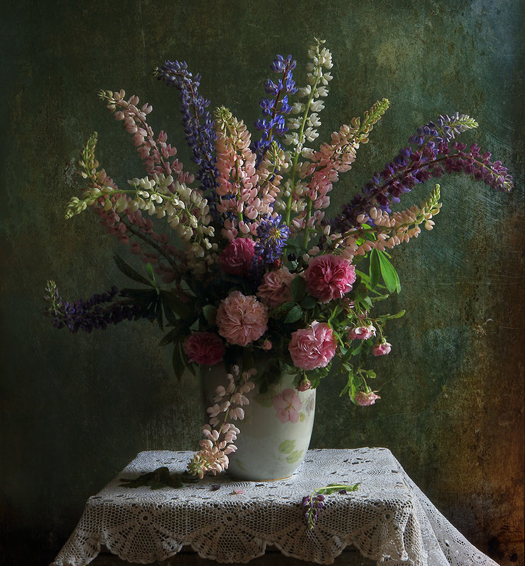 Цветы в вазе - Татьяна Панчешная
