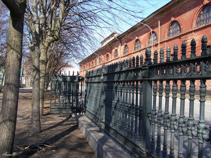 Петровский парк, ограда - Анна Воробьева