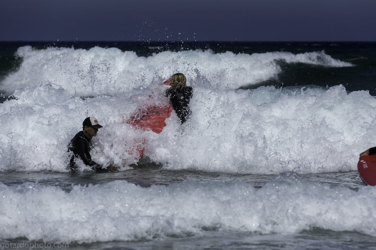 first lesson of surf - Gotardo Ro