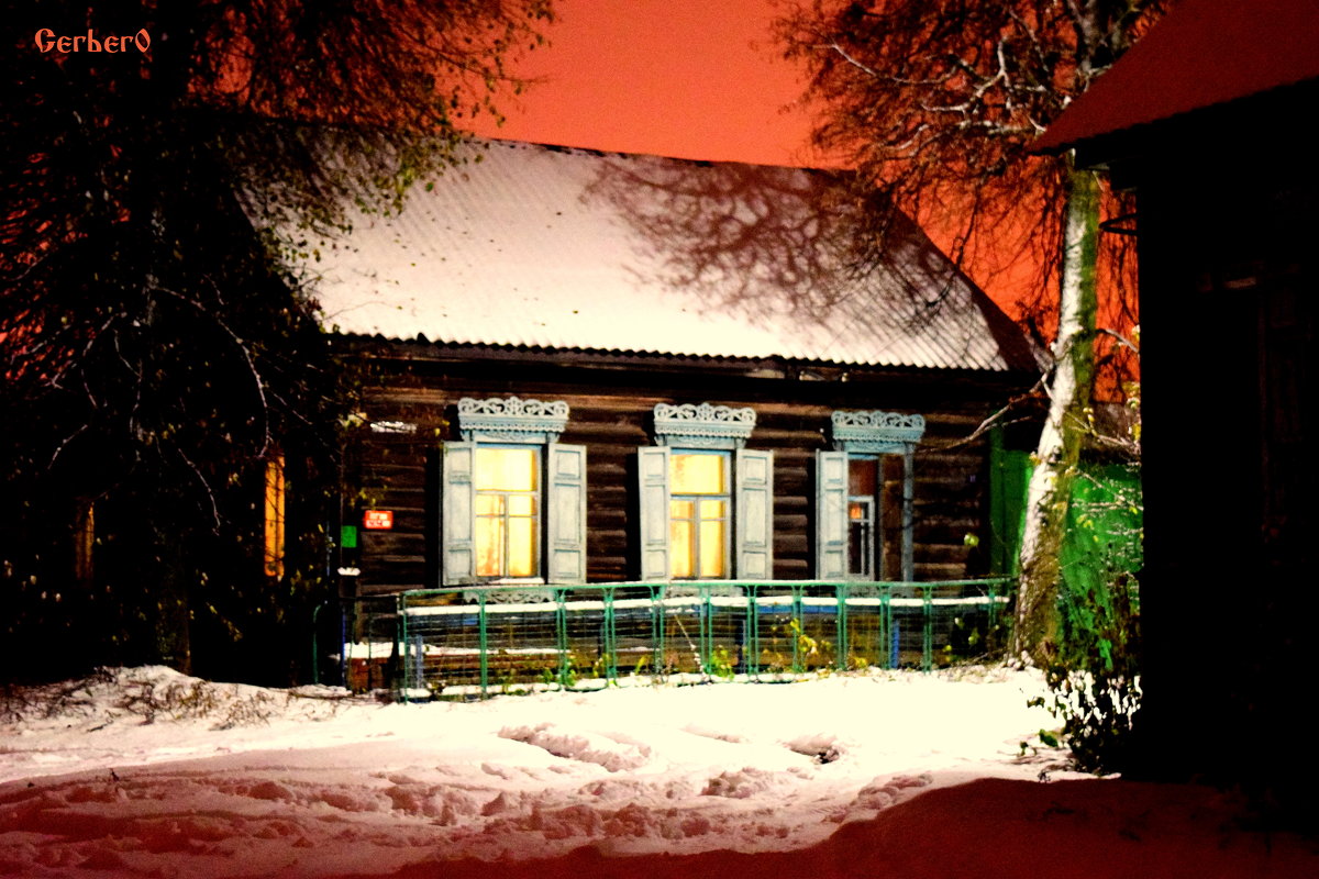 изба зимой - Олег Губаревич