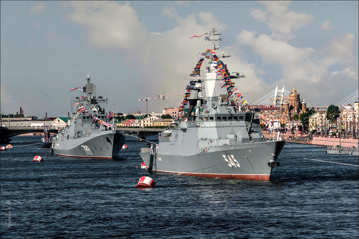 Корабли ВМФ на Неве - Валентин Яруллин