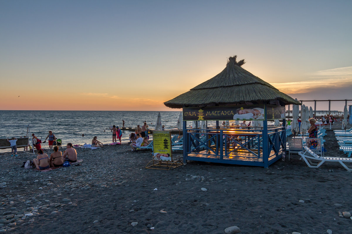 вечерний пляж, Адлер - Алексей Лейба