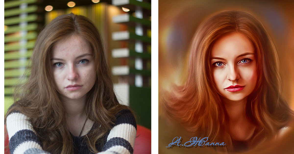 портрет - Zhanna Abramova