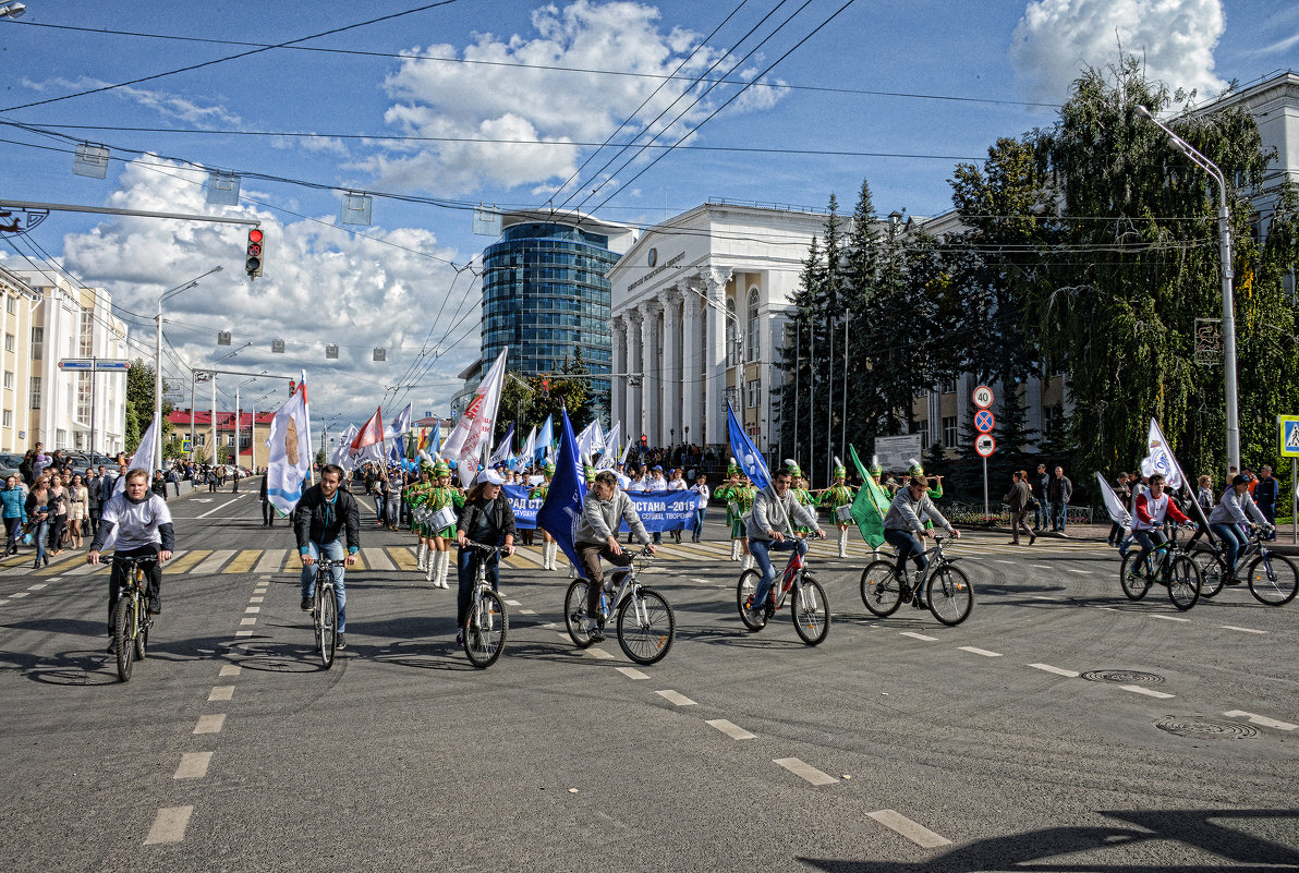 Парад студентов Башкортостана. - arkadii 